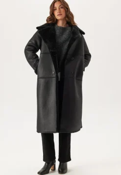 VILA Vimella Long Sherling Coat