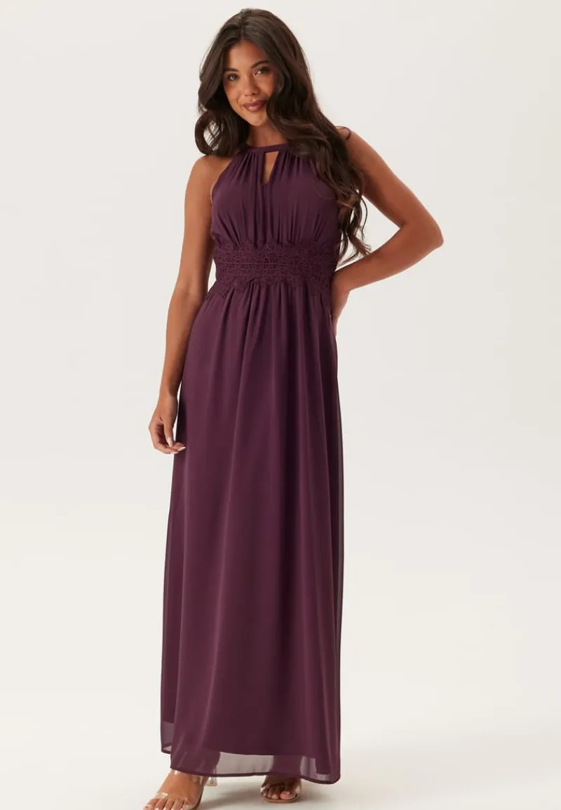 VILA Vimilina Halterneck Maxi Dress