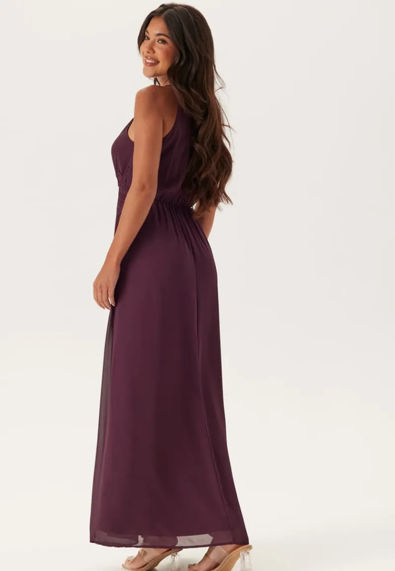 VILA Vimilina Halterneck Maxi Dress