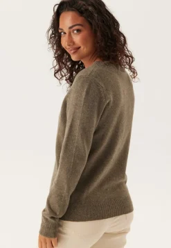 VILA Vinikolina V-neck L/S KNIT TOP