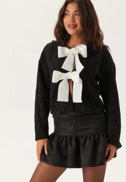 VILA Viotta L/S BOW CARDIGAN