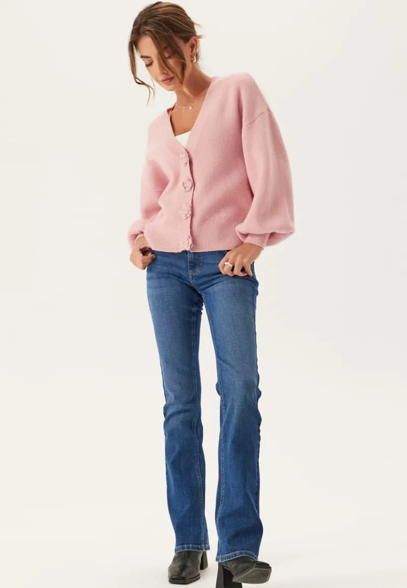 VILA Viradia L/S ROSE CARDIGAN ROSE