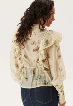 VILA Viremo L/S FRILL TOP FRILL TOP