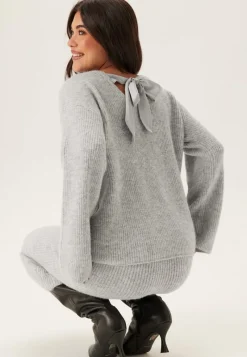 VILA Viretta O-neck L/S KNIT BOW TO