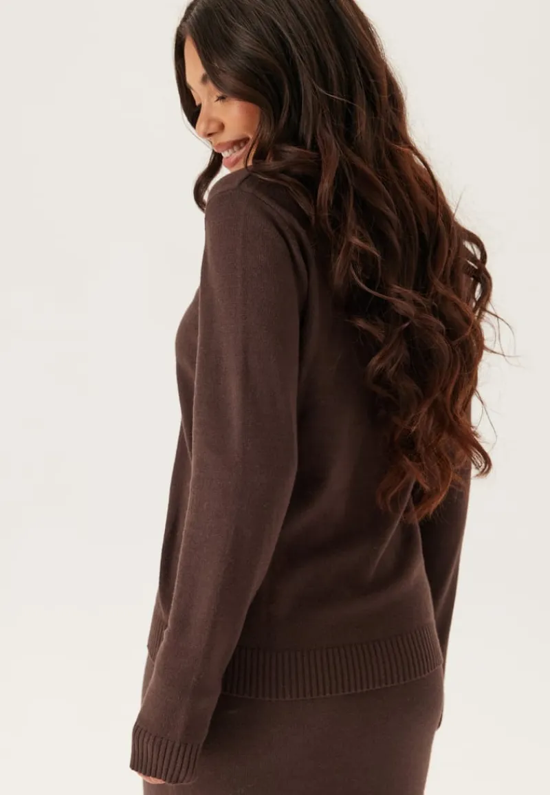 VILA Viril O-neck L/S KNIT TOP