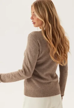 VILA Viril O-neck L/S KNIT TOP