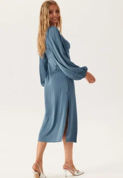 VILA Vischasta L/S CUT OUT MIDI DRESS