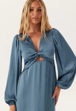 VILA Vischasta L/S CUT OUT MIDI DRESS