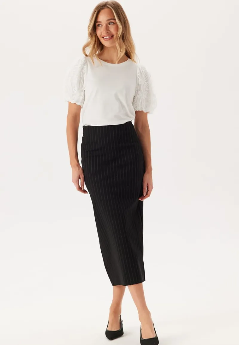 VILA Visimonia O-neck S/S TOP TOP T