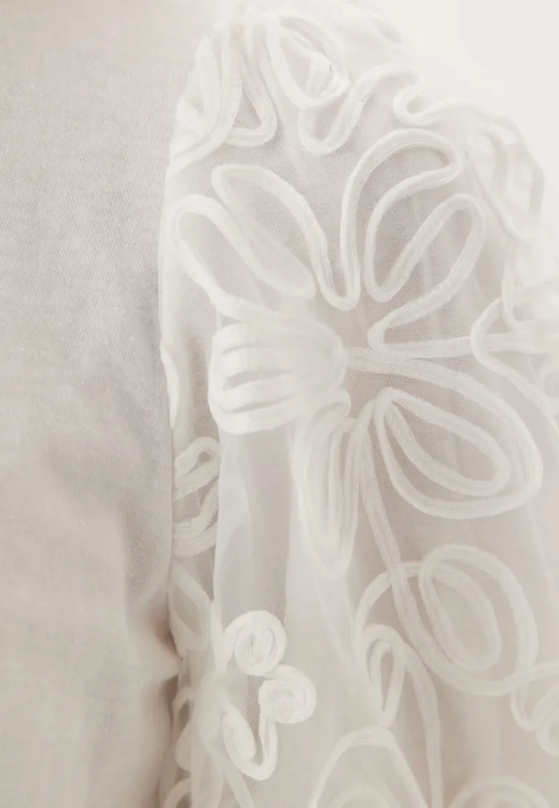 VILA Visimonia O-neck S/S TOP TOP T