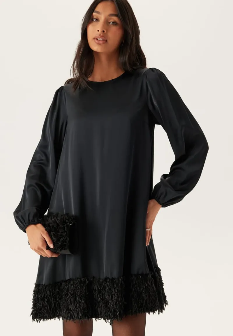 VILA Viveer O-neck L/S SHORT DRESS