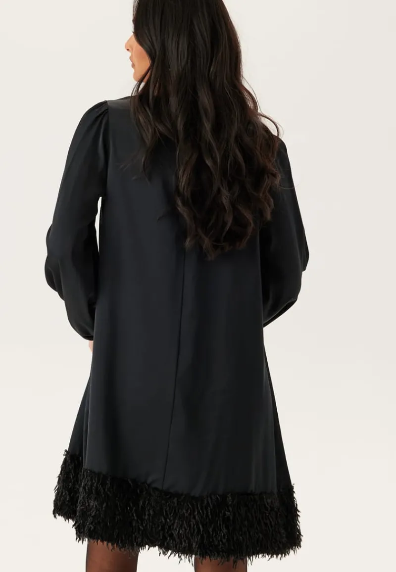 VILA Viveer O-neck L/S SHORT DRESS