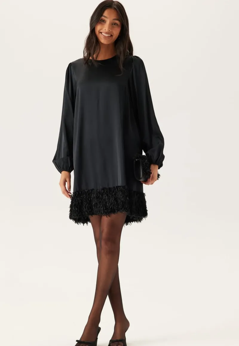 VILA Viveer O-neck L/S SHORT DRESS