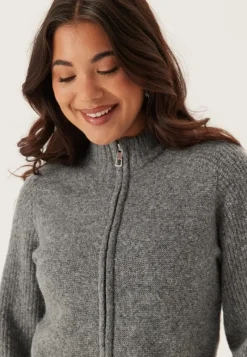 VERO MODA Vmbang Ls High Neck Zip Cardig