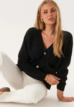 VERO MODA Vmboom Ls V-neck Button Cardig