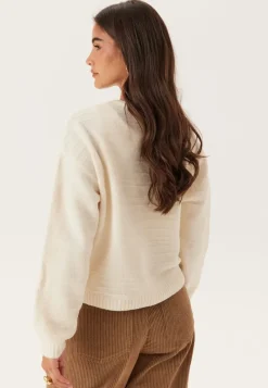 VERO MODA Vmboom Structure Ls O-neck Tie