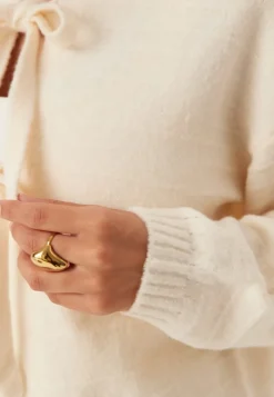 VERO MODA Vmboom Structure Ls O-neck Tie