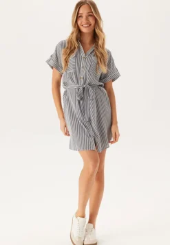 VERO MODA Vmbumpy Ss Short Shirt Dress