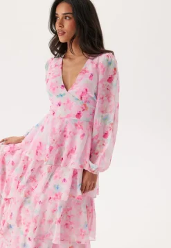 VERO MODA Vmfelicia Ls Ruffle Maxi Dress