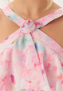 VERO MODA Vmfelicia Sl Ruffle Maxi Dress