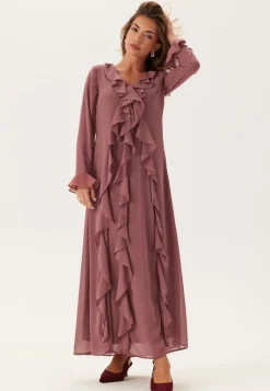 VERO MODA Vmholly Ls Flounce Ankle Dress