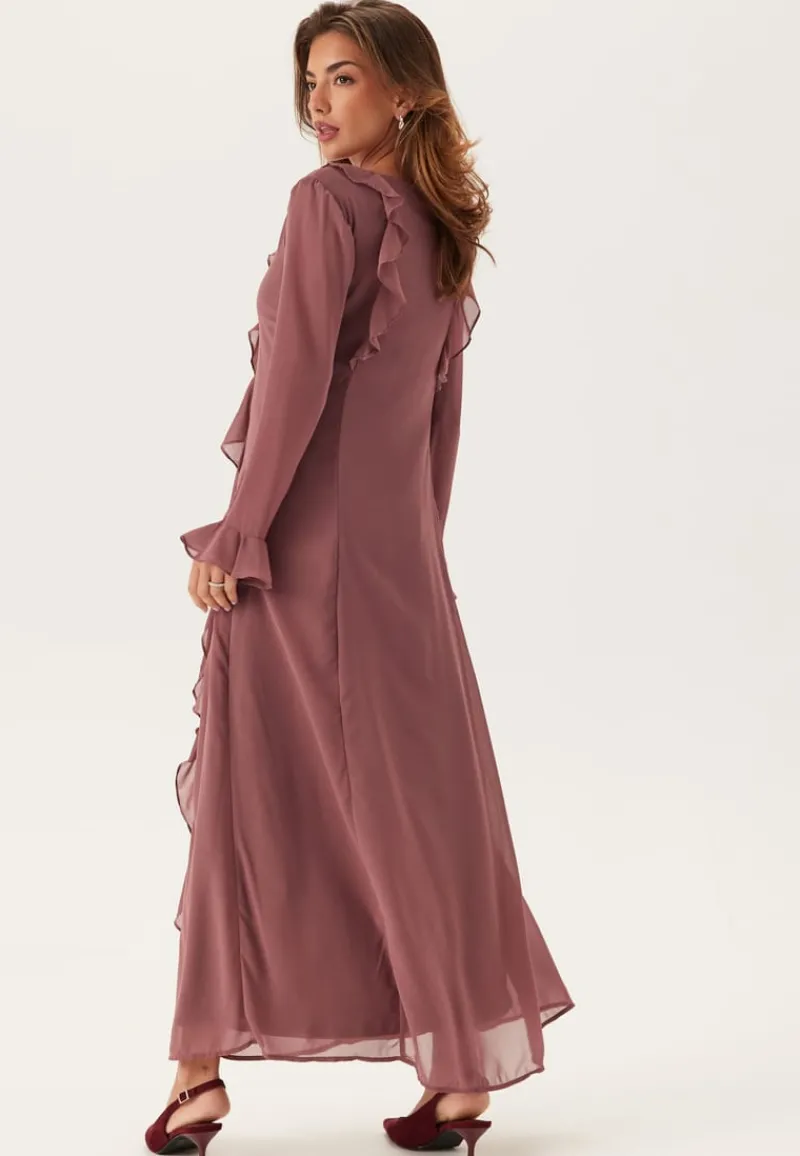 VERO MODA Vmholly Ls Flounce Ankle Dress