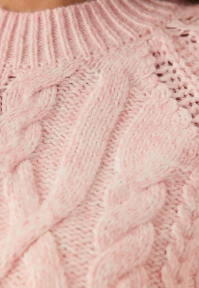 VERO MODA Vmjada Ls O-neck Cable Pullover