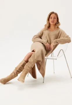 VERO MODA Vmjupiter Ls V-neck Calf Dress