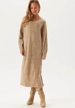 VERO MODA Vmjupiter Ls V-neck Calf Dress