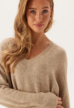 VERO MODA Vmjupiter Ls V-neck Calf Dress