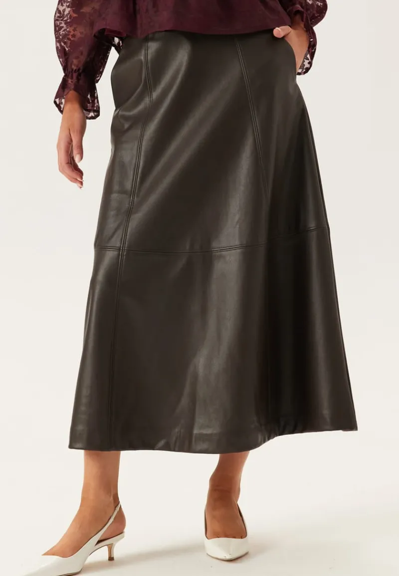 VERO MODA Vmolive Hw Coated Ankle Skirt