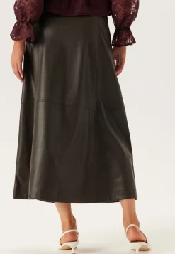 VERO MODA Vmolive Hw Coated Ankle Skirt