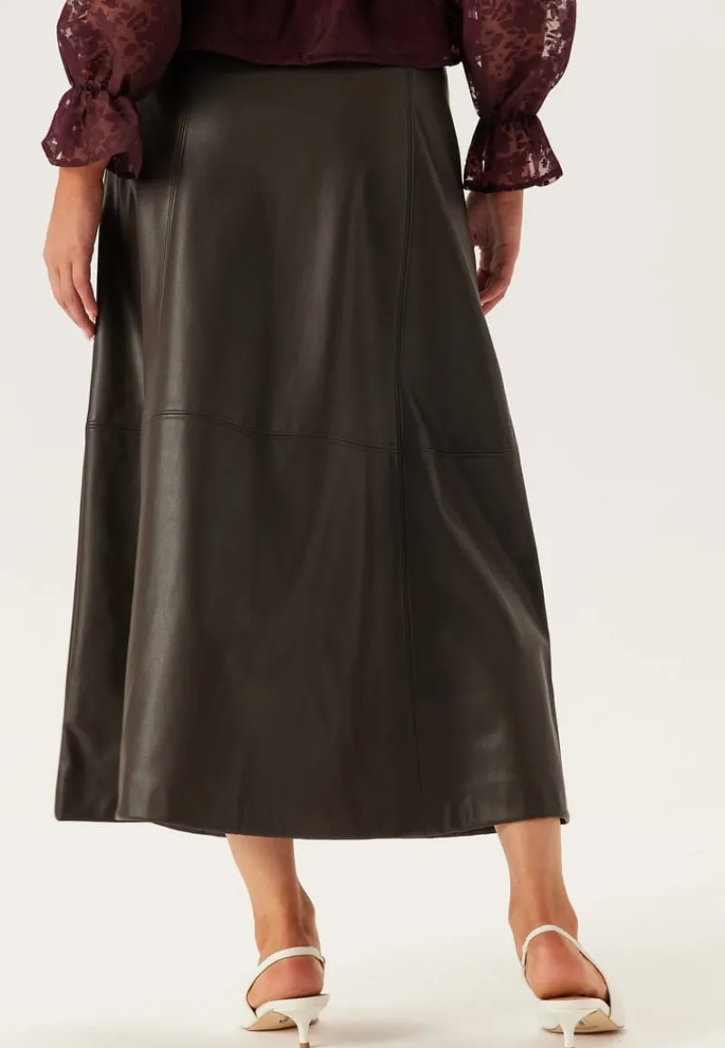 VERO MODA Vmolive Hw Coated Ankle Skirt