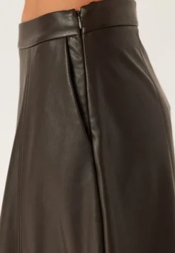 VERO MODA Vmolive Hw Coated Ankle Skirt