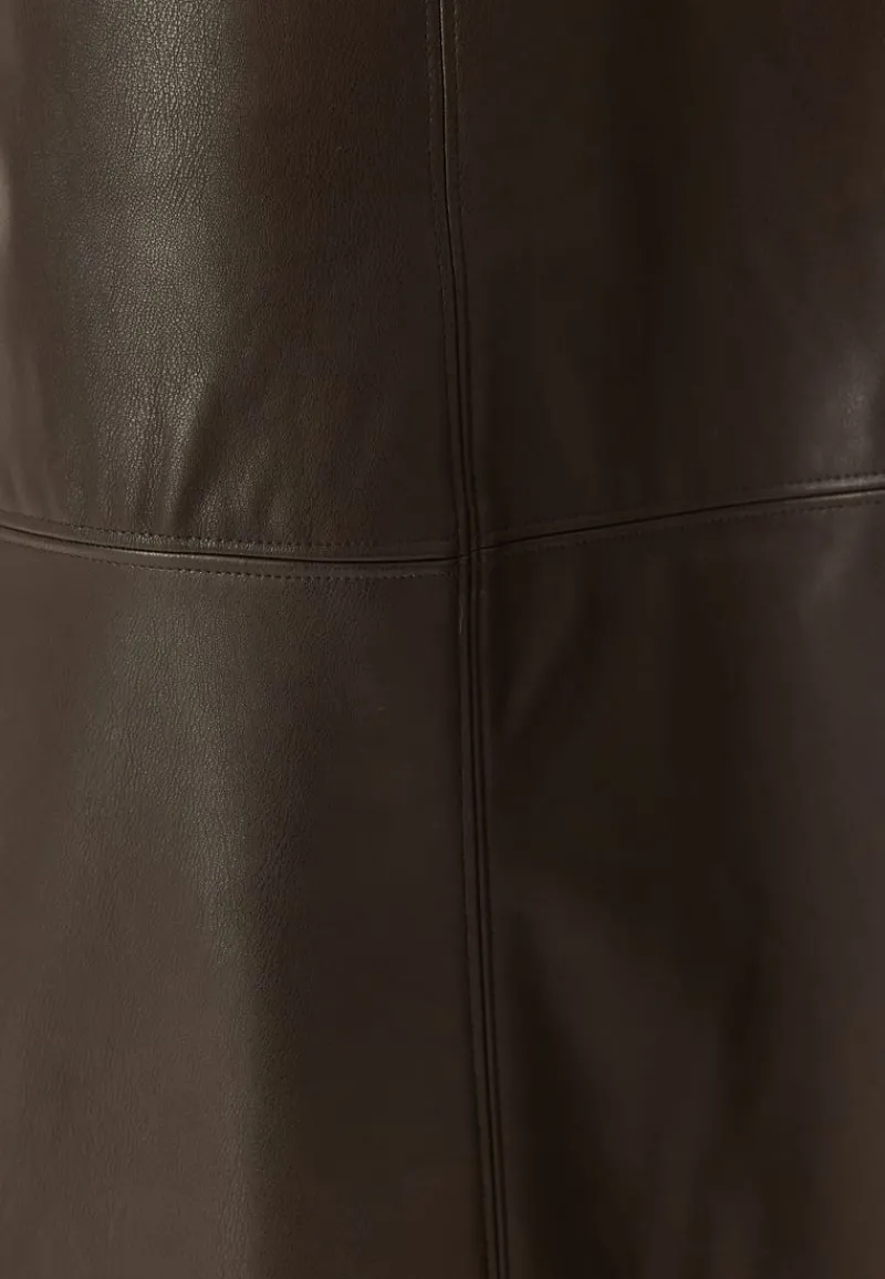 VERO MODA Vmolive Hw Coated Ankle Skirt