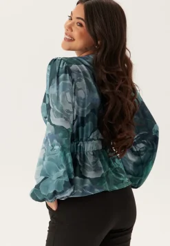 BUBBLEROOM V-neck L/S Blouse