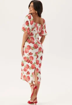 BUBBLEROOM Volume Sleeve Midi Dress