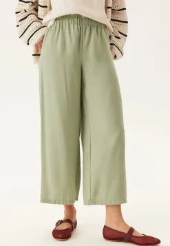 BUBBLEROOM Wide Ankle Modal Trousers