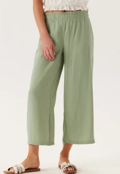 BUBBLEROOM Wide Ankle Modal Trousers