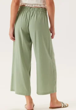 BUBBLEROOM Wide Ankle Modal Trousers