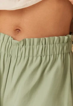 BUBBLEROOM Wide Ankle Modal Trousers