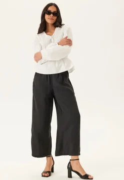 BUBBLEROOM Wide Ankle Modal Trousers