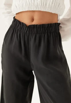 BUBBLEROOM Wide Ankle Modal Trousers