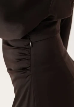 Bubbleroom Occasion Wide Sleeve Satin Ankle Dress