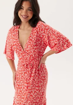 Happy Holly Wrap Dress