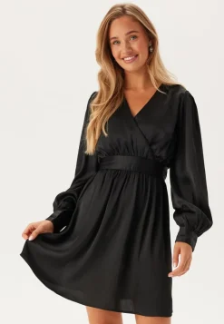 BUBBLEROOM Wrap L/S Dress