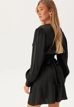 BUBBLEROOM Wrap L/S Dress