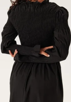 YAS chemma Ls Smock Midi Dress