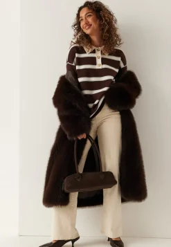 YAS isabell Ls Polo Knit Pullover