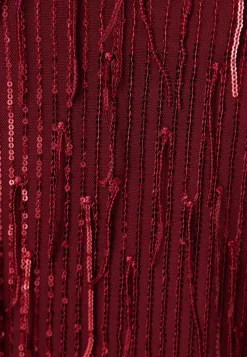 YAS lantra Ls Sequin Fringe Dress
